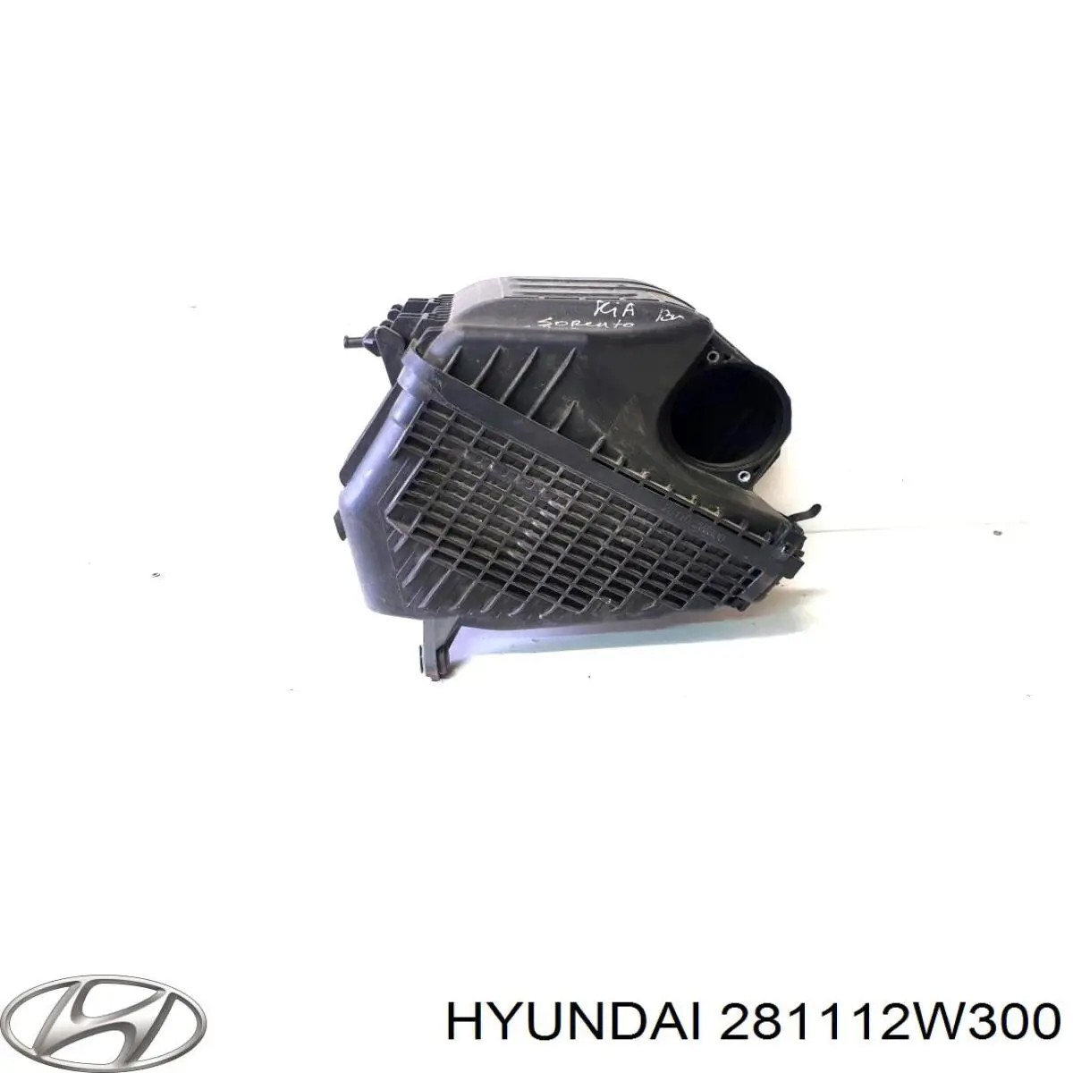 281112W300 Hyundai/Kia casco de filtro de aire, parte superior
