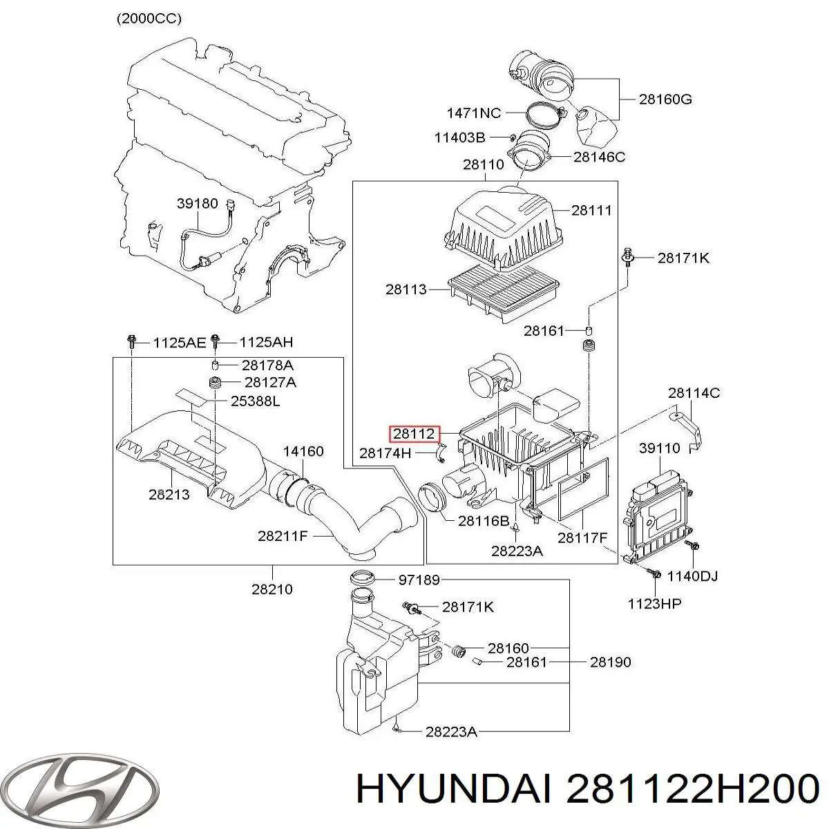 281122H200 Hyundai/Kia