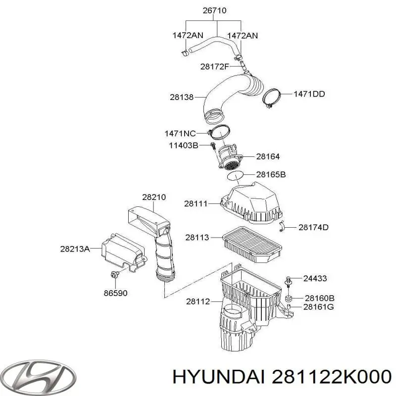 Comprar Caja del filtro de aire KIA Soul I AM