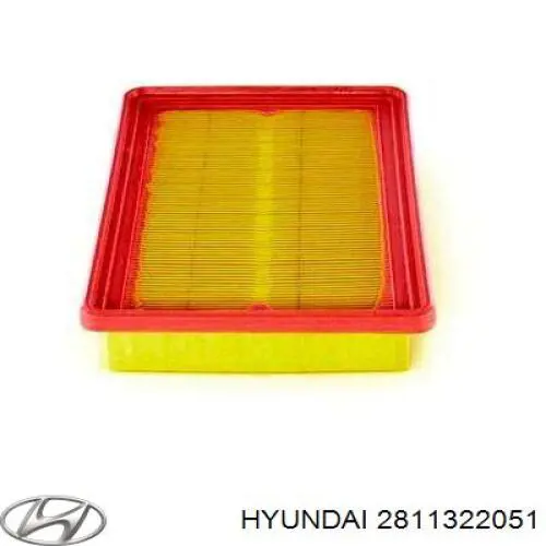 Filtro de aire 2811322051 Hyundai/Kia