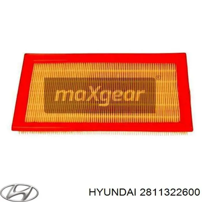Filtro aire Hyundai/Kia 2811322600