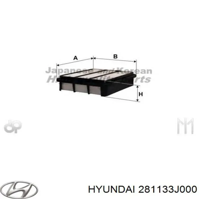 281133J000 Hyundai/Kia filtro de aire