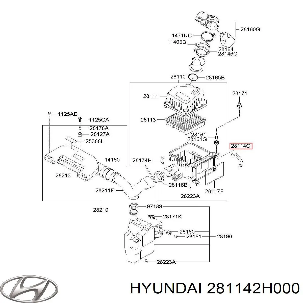 281142H000 Hyundai/Kia