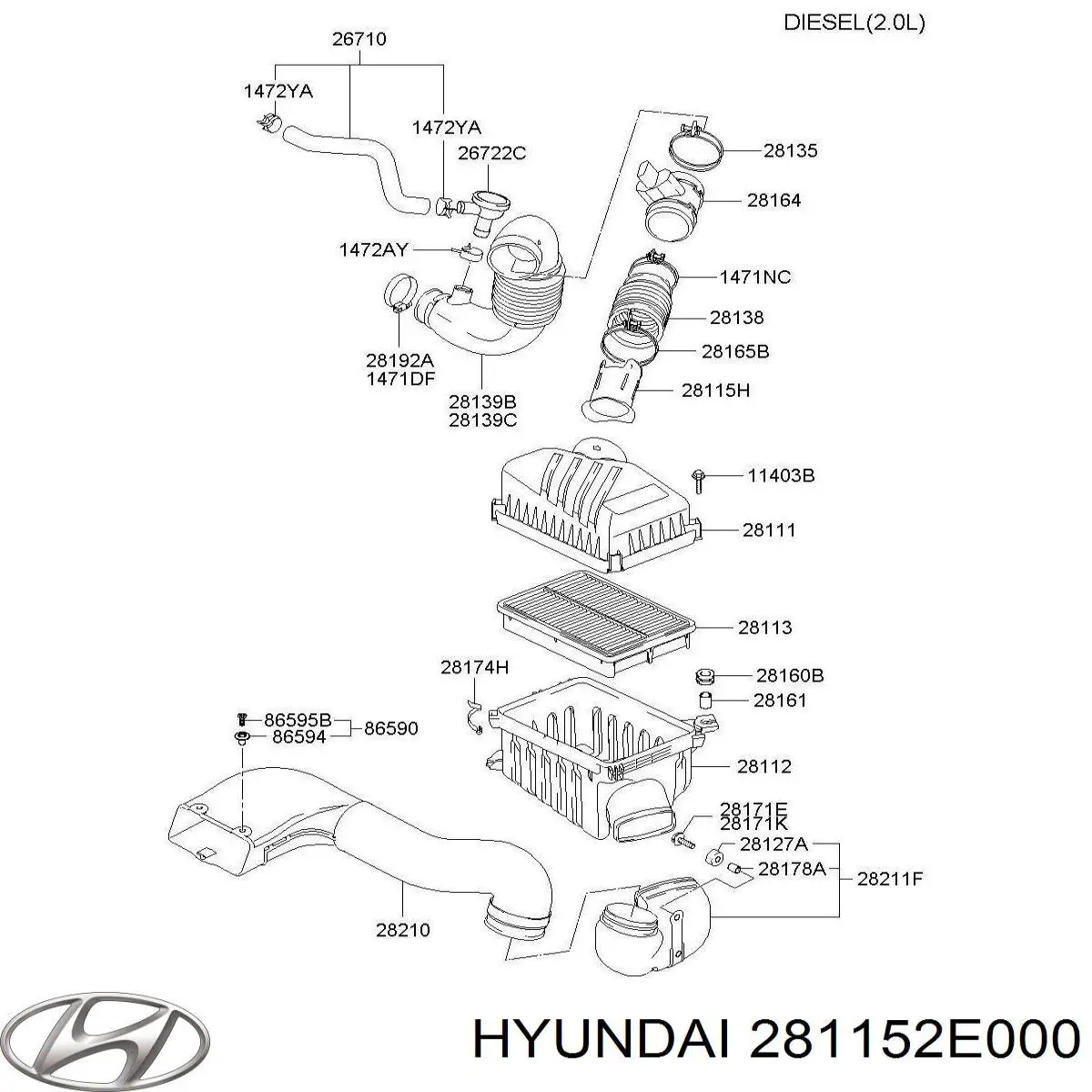 281152E000 Hyundai/Kia