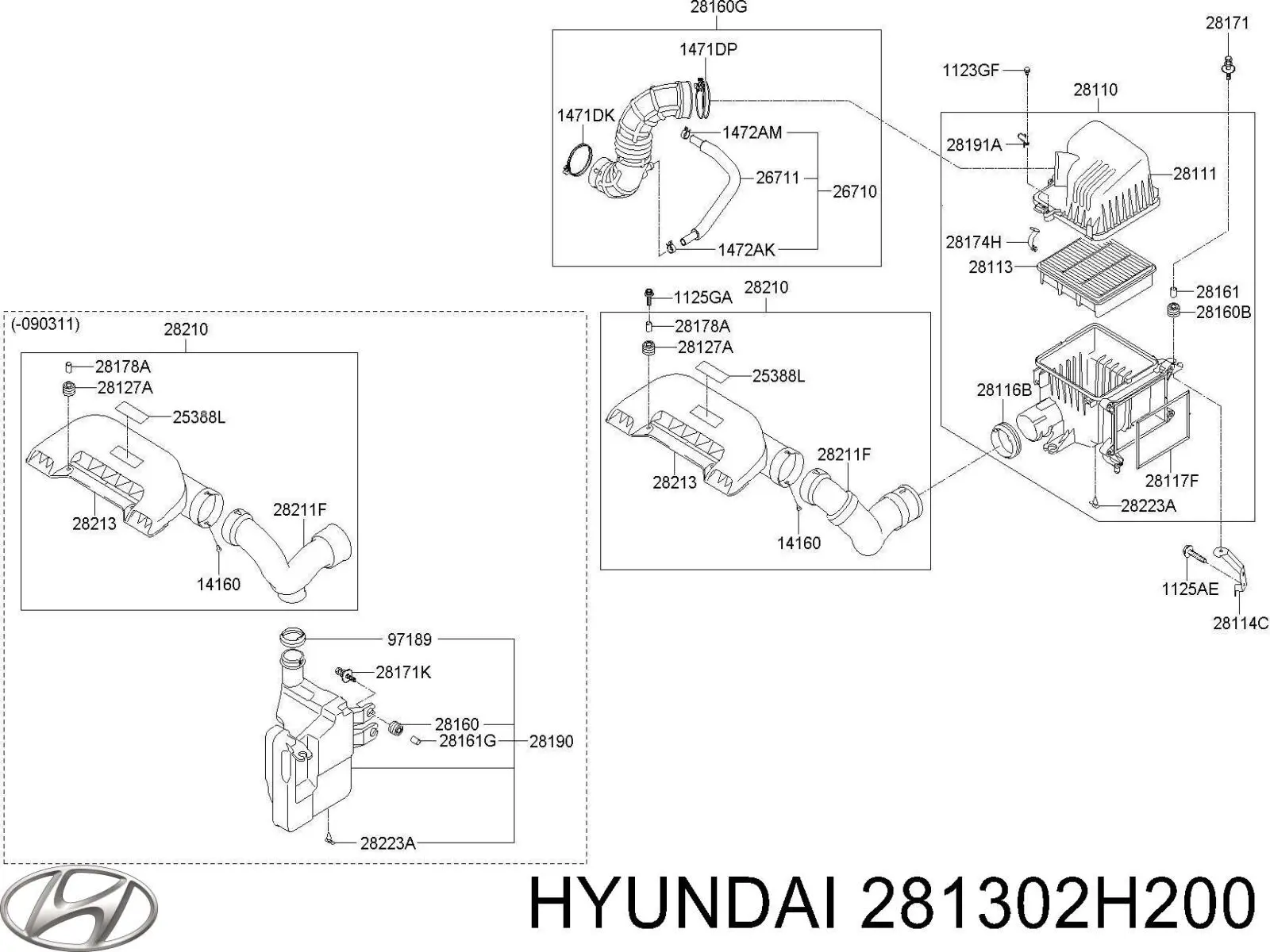 281302H200 Hyundai/Kia