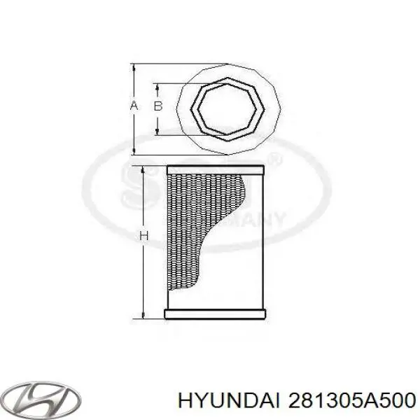 281305A500 Hyundai/Kia filtro de aire