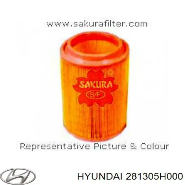 Filtro de aire 281305H000 Hyundai/Kia
