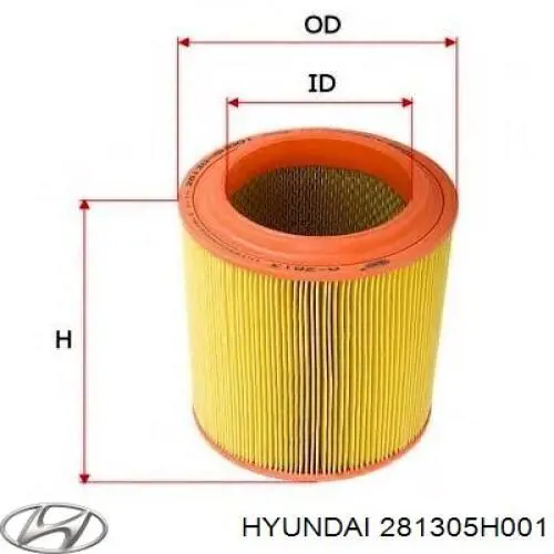 Comprar 281305H001 Hyundai/Kia Filtro de aire