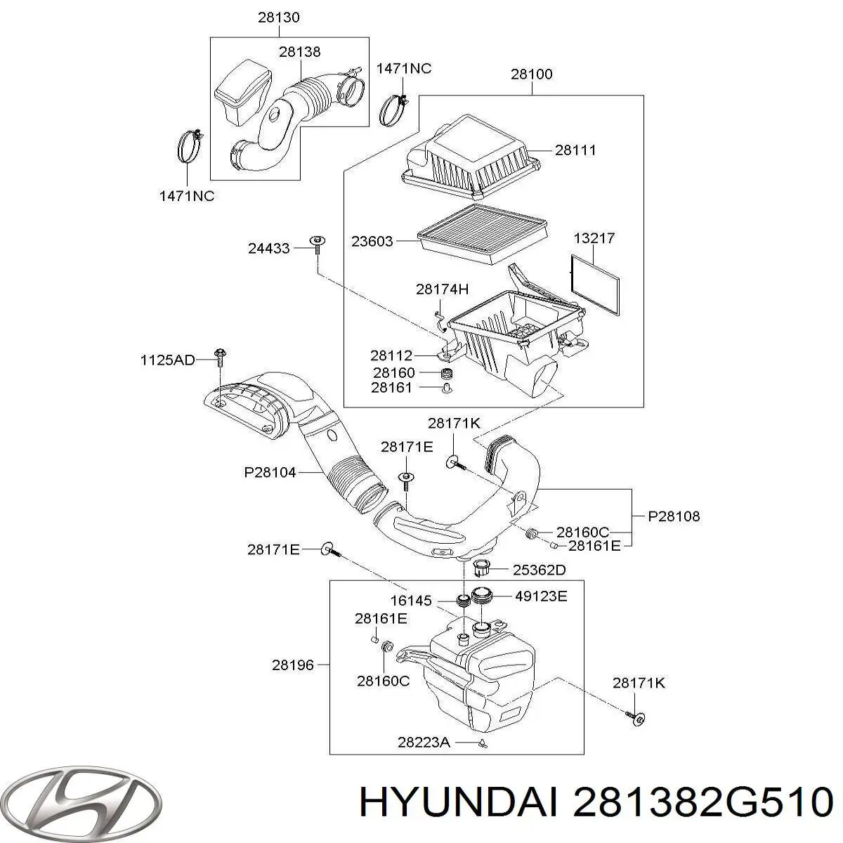 281382G510 Hyundai/Kia