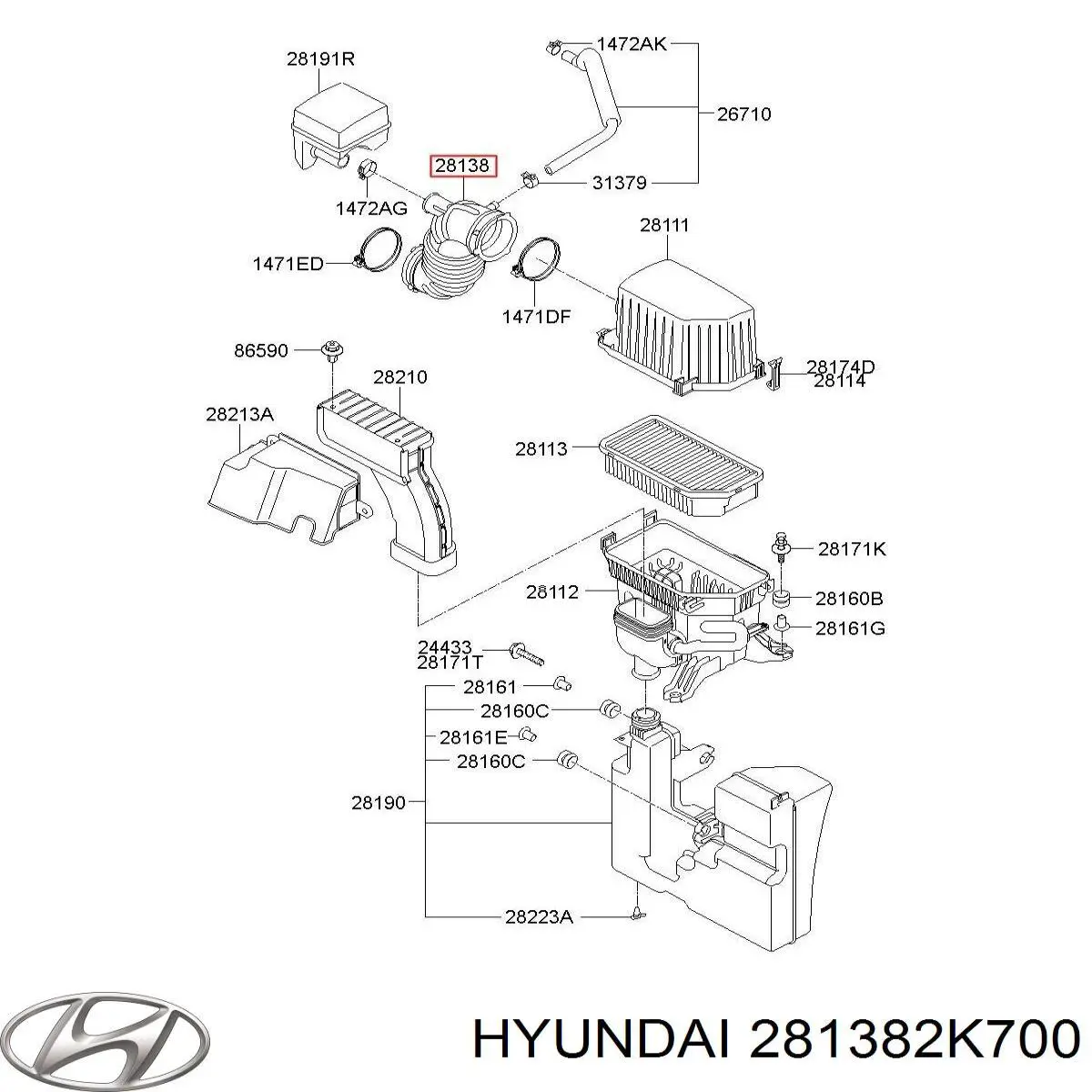 281382K700 Hyundai/Kia