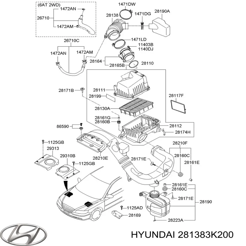 281383K200 Hyundai/Kia