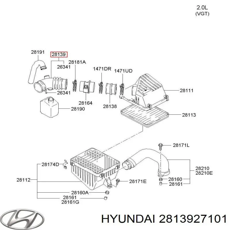 2813927101 Hyundai/Kia