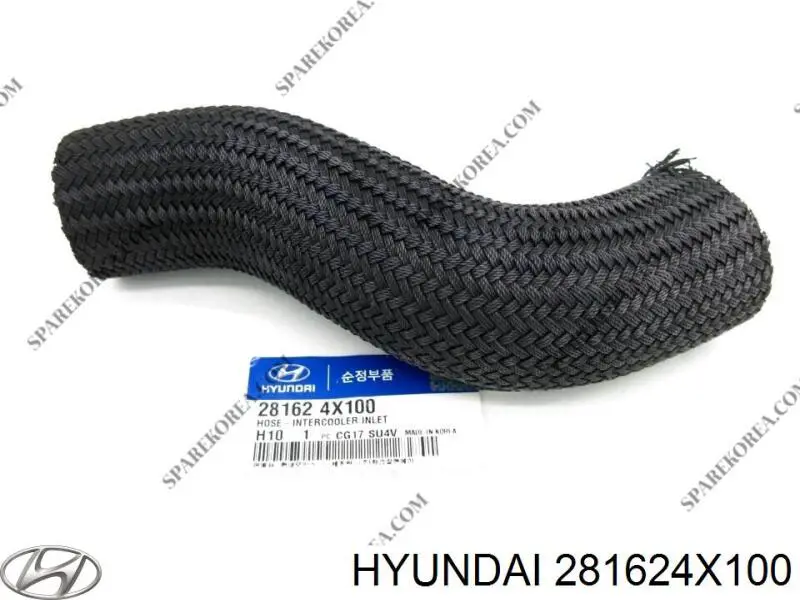 281624X100 Hyundai/Kia tubo flexible de aire de sobrealimentación izquierdo