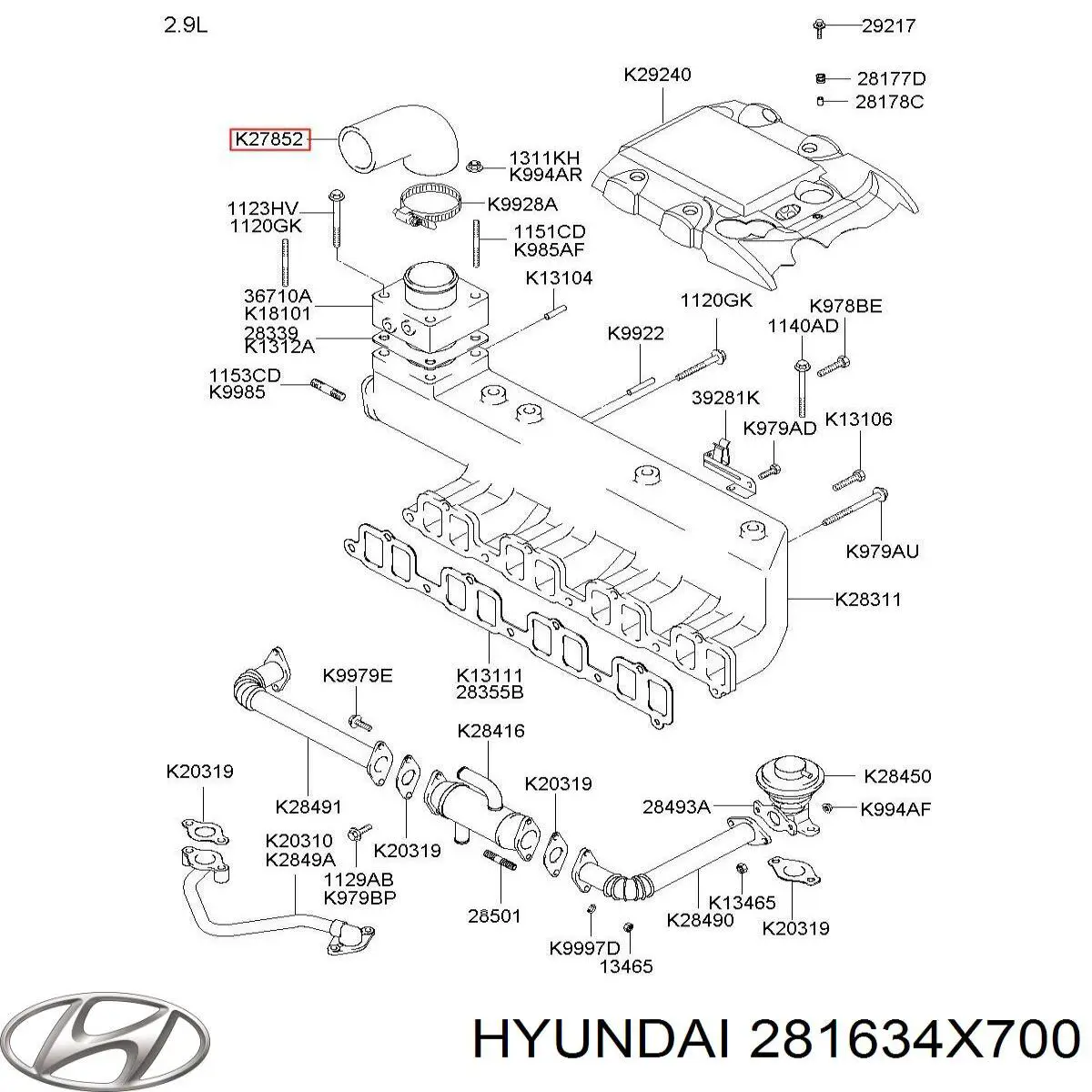 281634X700 Hyundai/Kia