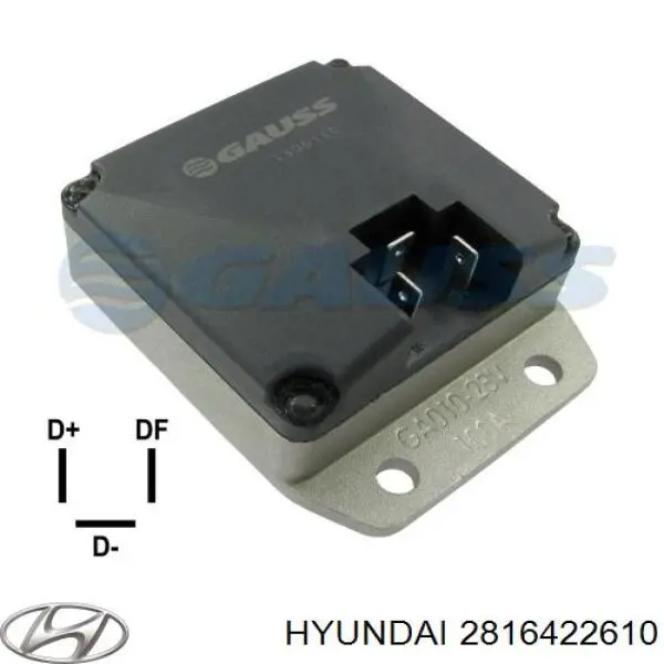 Caudalímetro 280218027 Hyundai/Kia