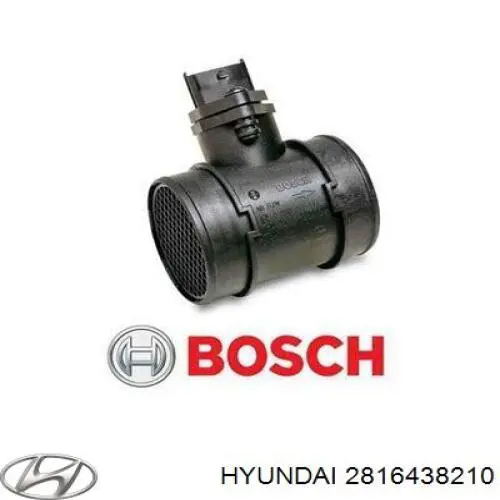 2816438210 Hyundai/Kia sensor de flujo de aire/medidor de flujo (flujo de aire masibo)