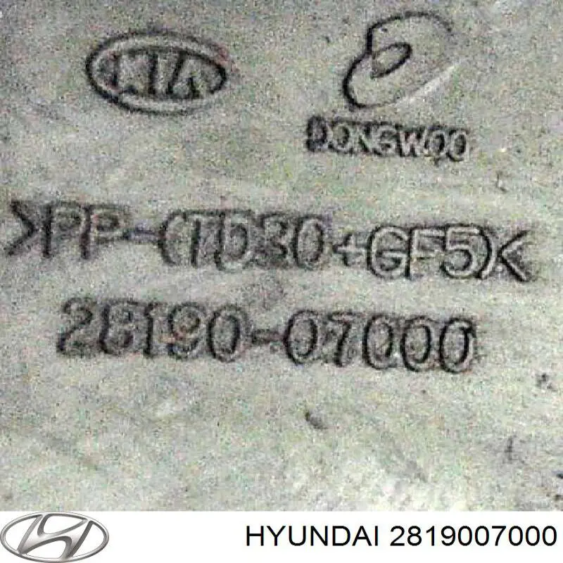 2819007000 Hyundai/Kia