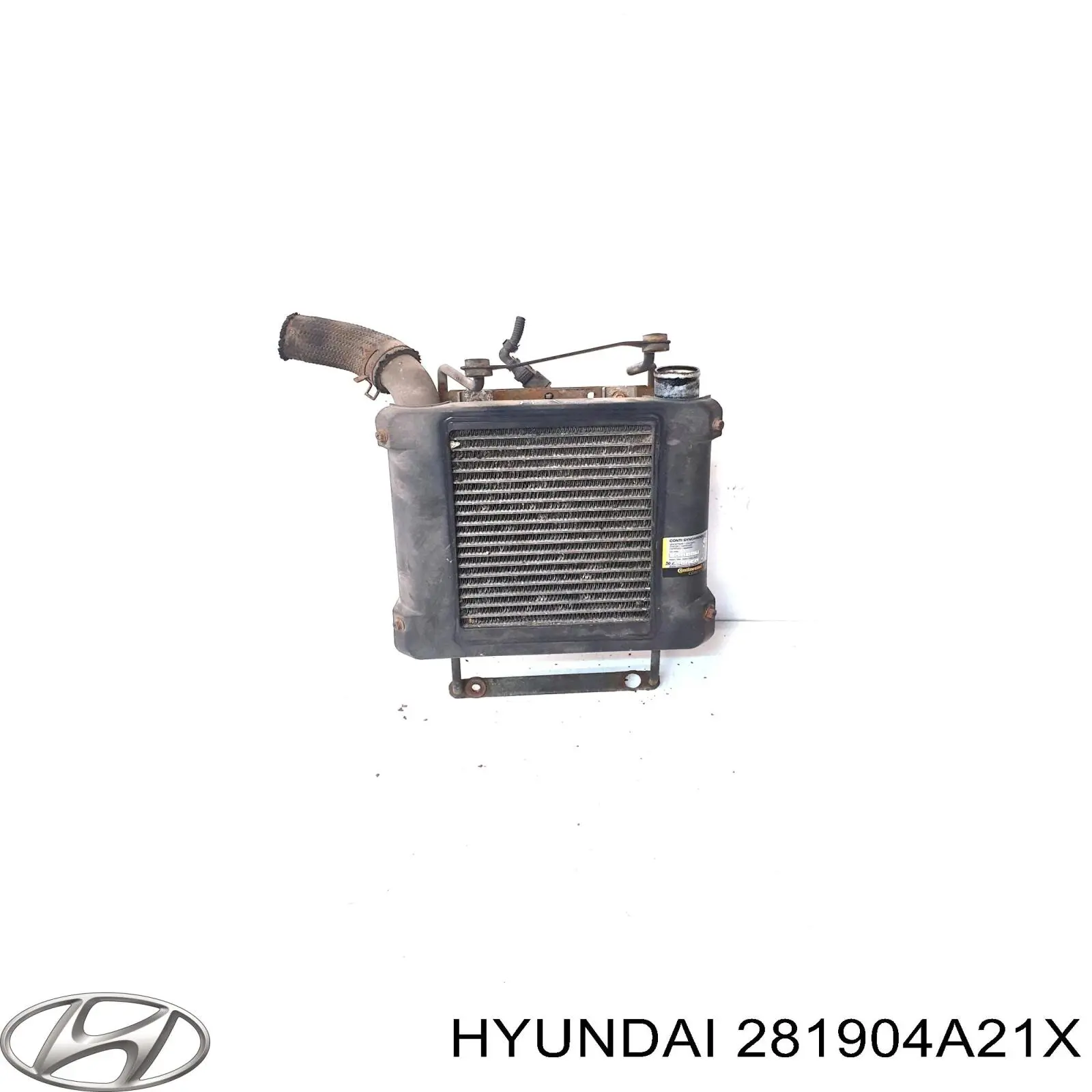 Radiador de intercooler Hyundai H200 