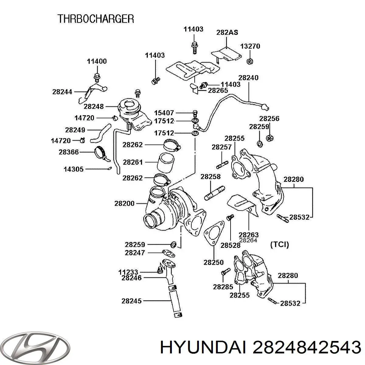 2824842543 Hyundai/Kia