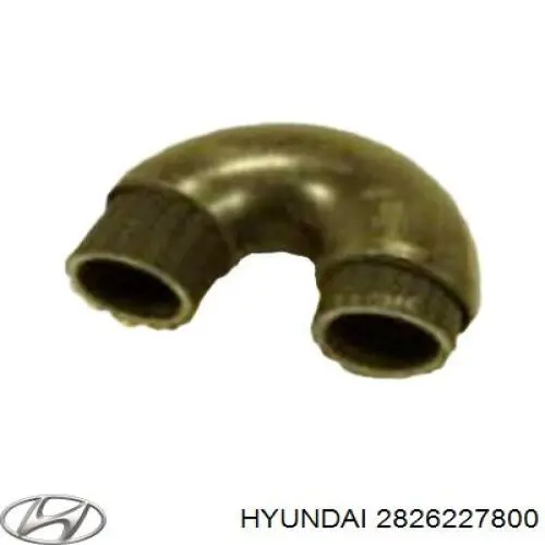 Tubo flexible de aire de sobrealimentación superior derecho para Hyundai Santa Fe (CM)