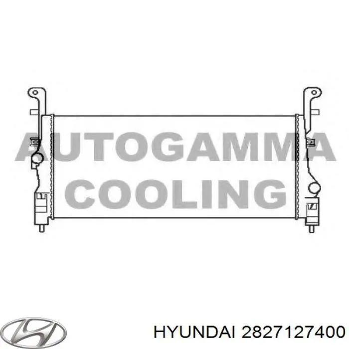 Radiador de intercooler para Hyundai Sonata (NF)