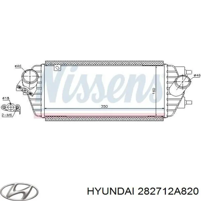 Radiador de aire de admisión Hyundai/Kia 282712A820 precio, desde 119,06 EUR