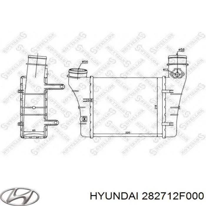 Comprar 282712F000 Hyundai/Kia Turbo intercooler