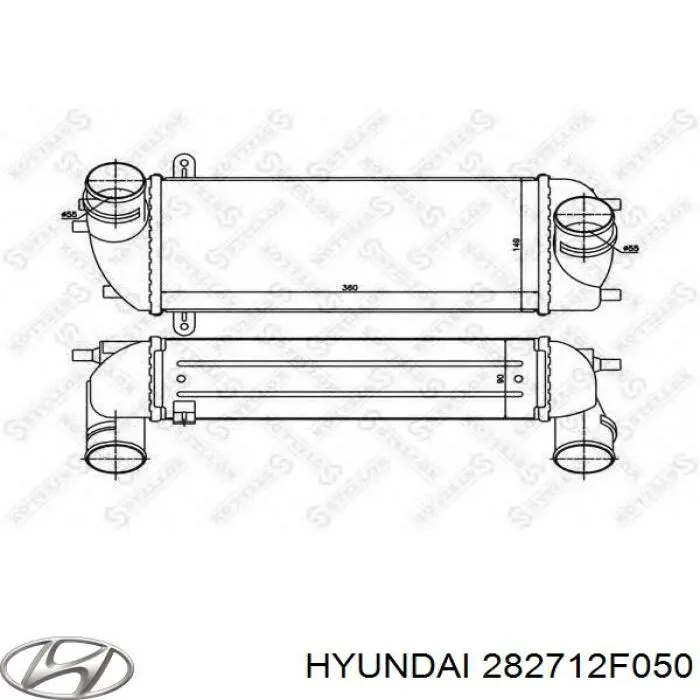 Comprar 282712F050 Hyundai/Kia Turbo intercooler