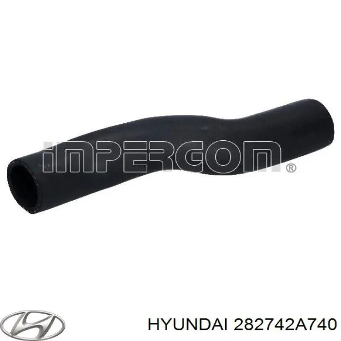 Tubo flexible de aire de sobrealimentación superior para Hyundai Elantra (MD)