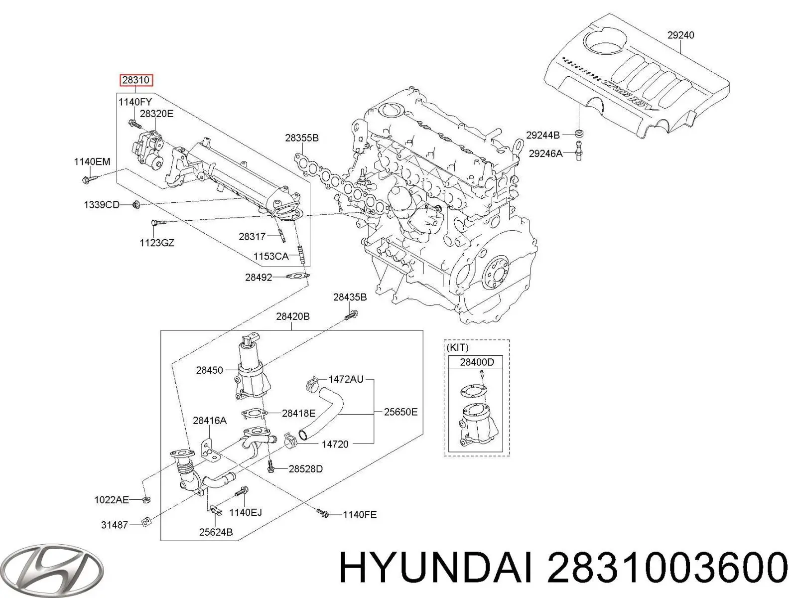 2831003600 Hyundai/Kia