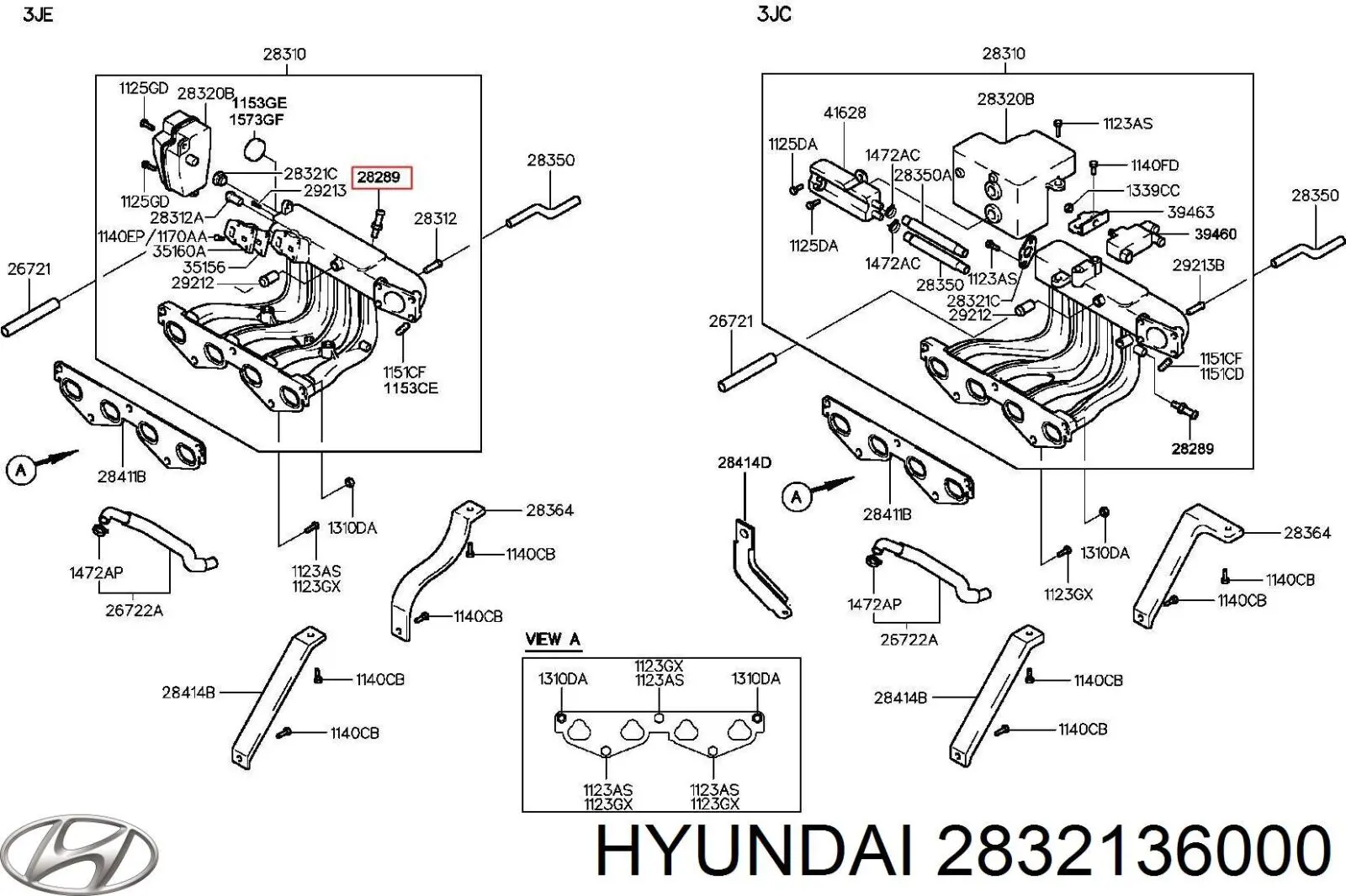 2832136000 Hyundai/Kia 