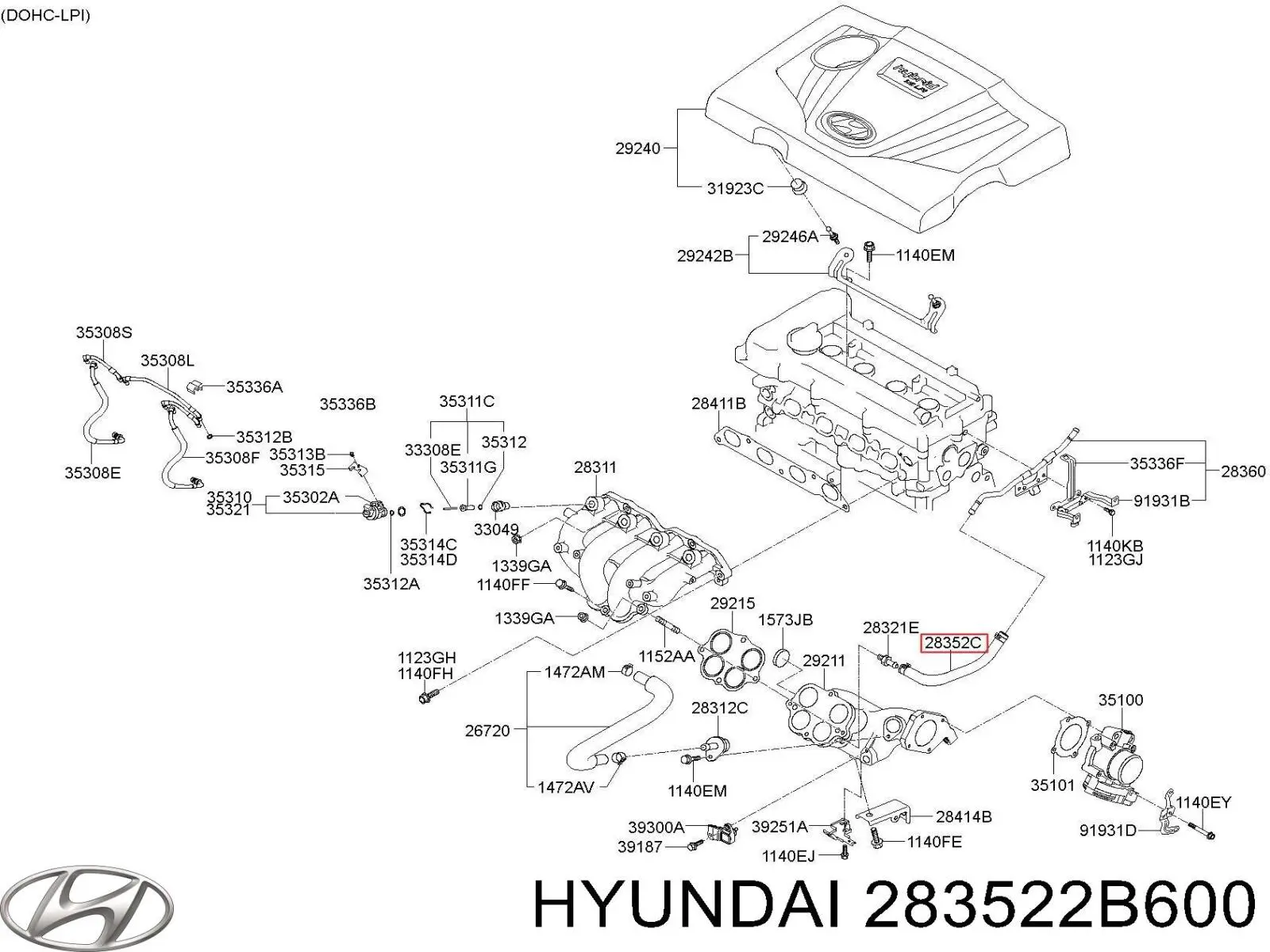 283522B600 Hyundai/Kia