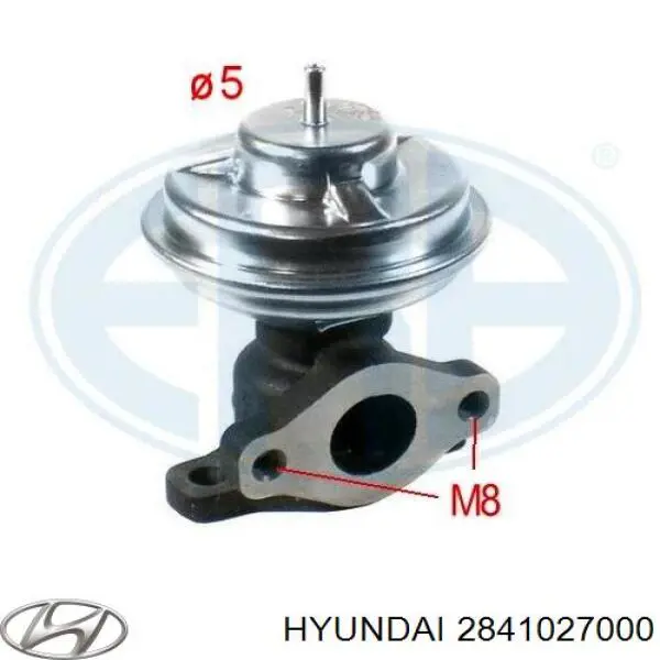 2841027000 Hyundai/Kia válvula egr