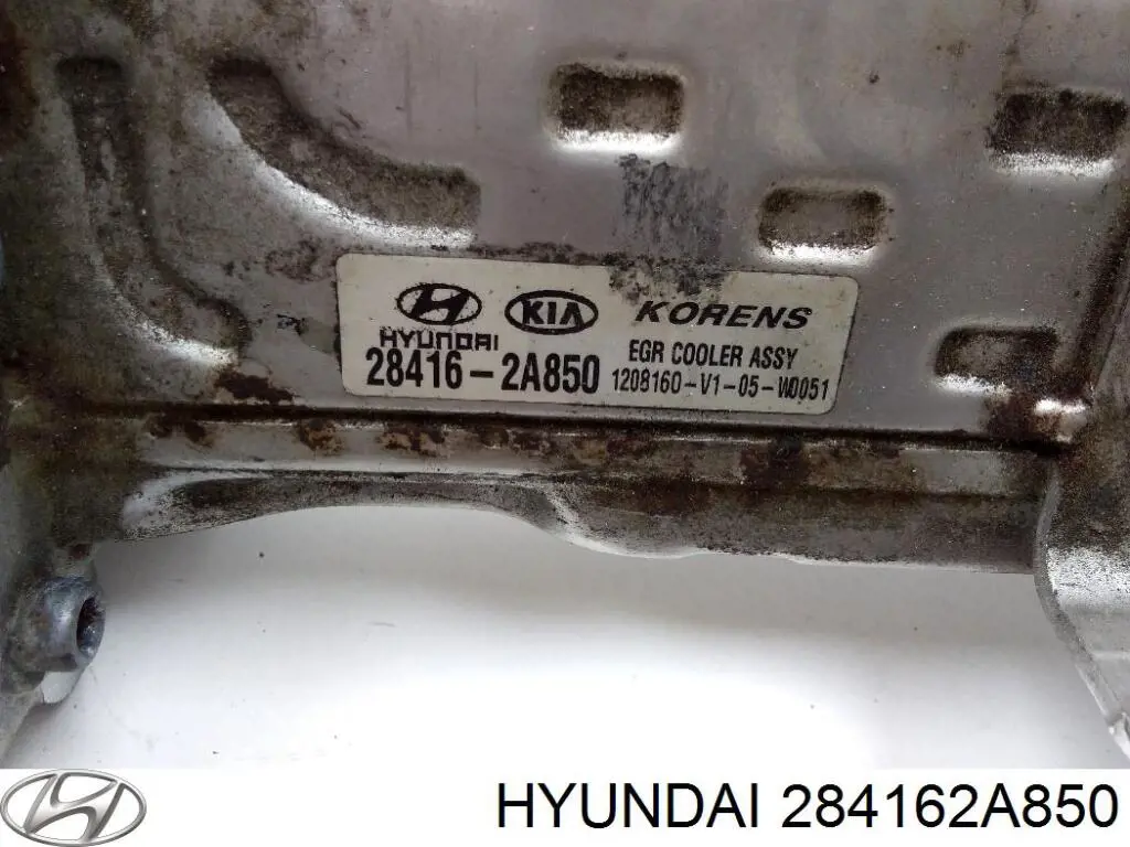 Enfriador de recirculación de gases de escape EGR Hyundai/Kia 284162A850 precio, desde 119,06 EUR