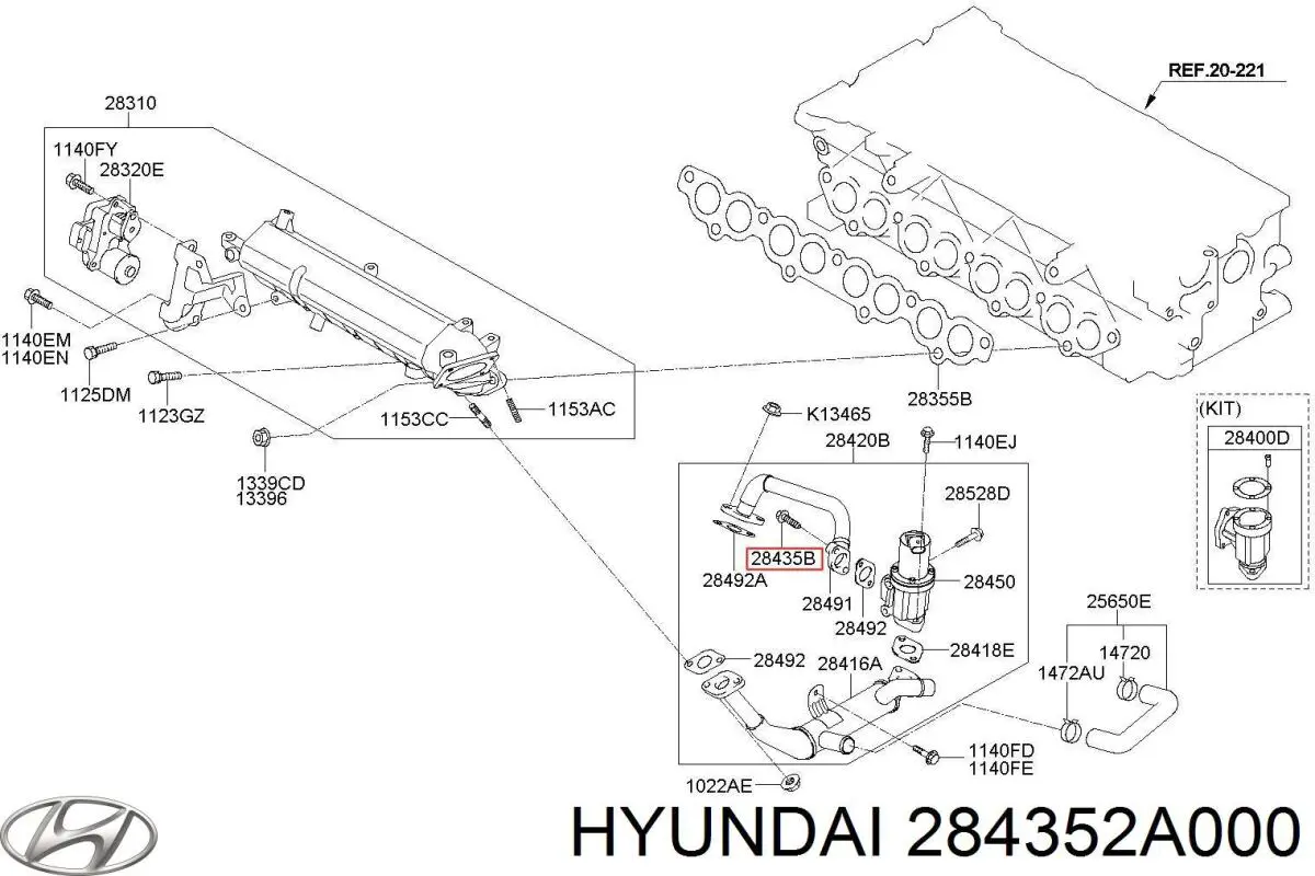 Comprar 284352A000 Hyundai/Kia 