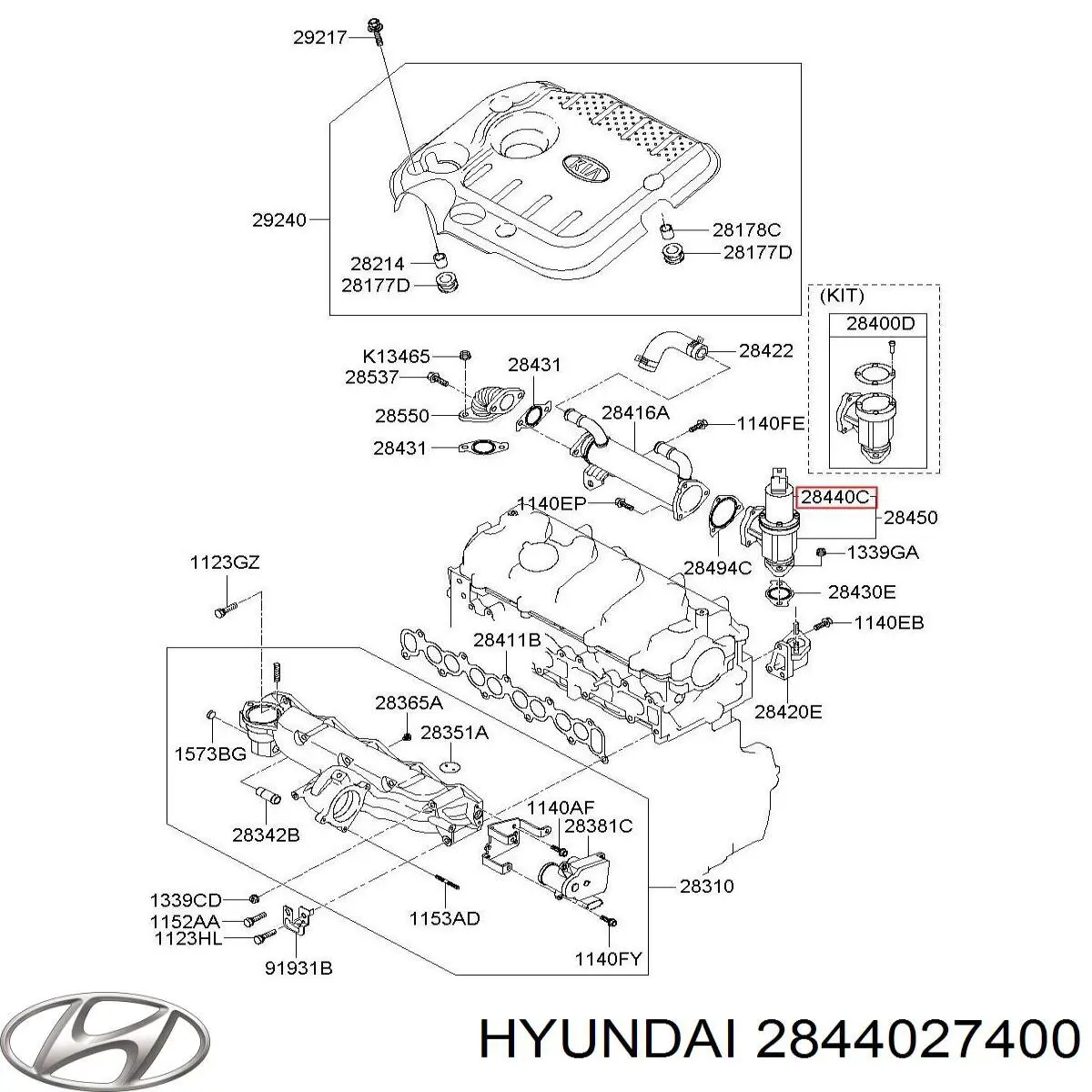  Hyundai/Kia 2844027400 precio, desde  EUR