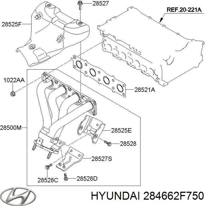 284662F750 Hyundai/Kia