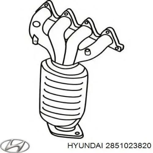 Catalizador Hyundai/Kia 2851023820 precio, desde 688,25 EUR