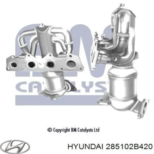 Colector de escape, sistema de escape Hyundai/Kia 285102B420 precio, desde 253,10 EUR