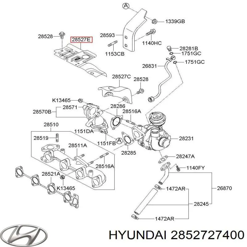 Hyundai/Kia 2852727400 precio, desde 89,34 EUR