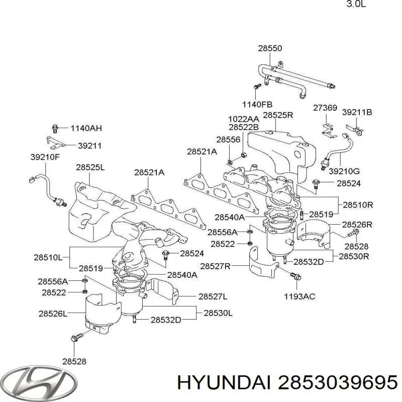 2853039695 Hyundai/Kia