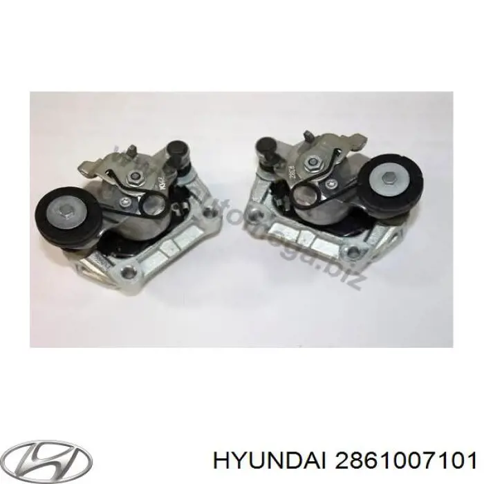 2861007100 Hyundai/Kia silenciador del medio