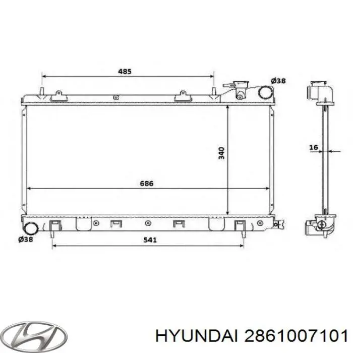 Silenciador central Hyundai/Kia 2861007101 precio, desde 74,60 EUR