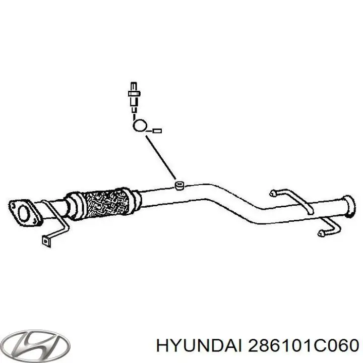 Silenciador de escape delantero  Hyundai/Kia 286101C060 precio, desde 85,08 EUR