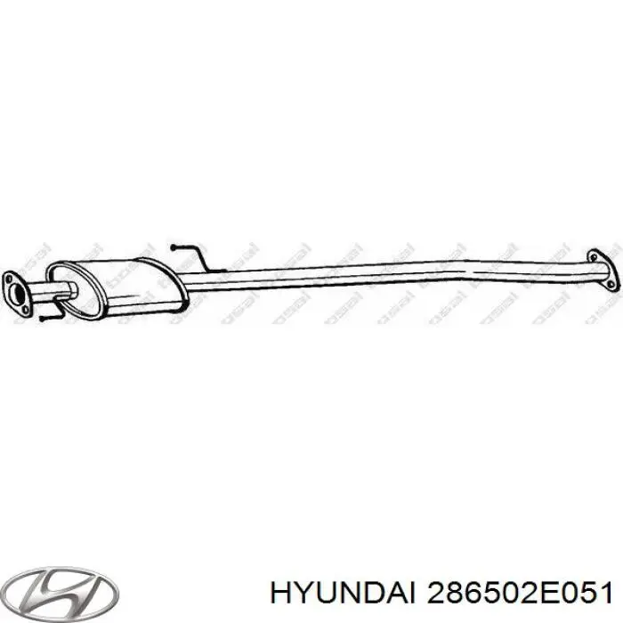 Colector de escape, sistema de escape Hyundai/Kia 286502E101 precio, desde 44,47 EUR
