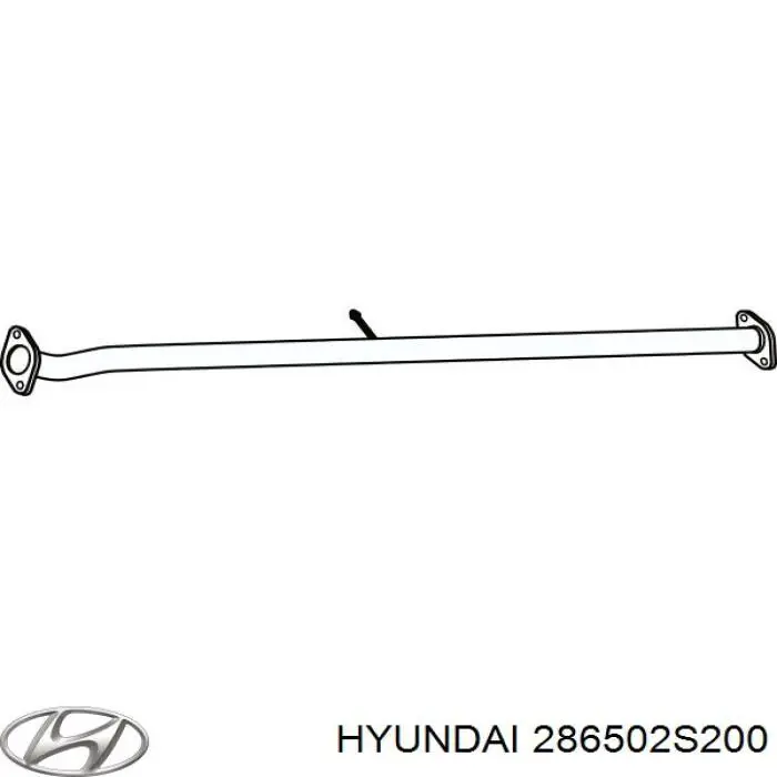 286502S200 Hyundai/Kia silenciador del medio