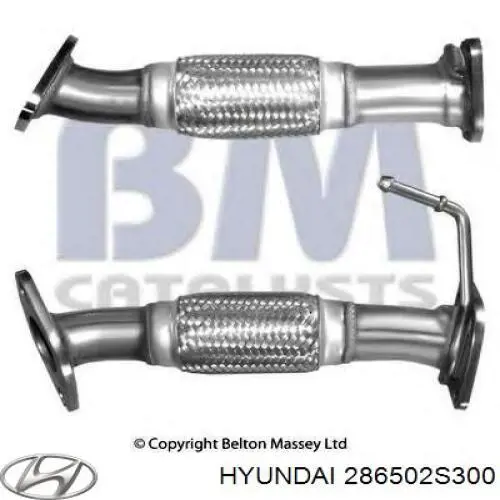 286502S300 Hyundai/Kia silenciador del medio