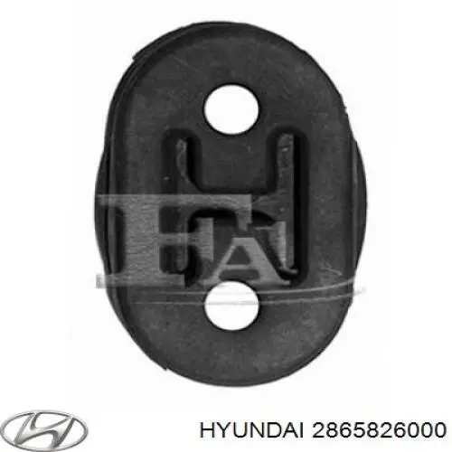 2865826000 Hyundai/Kia soporte, silenciador