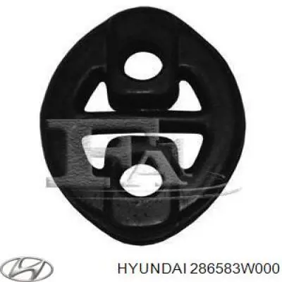 286583W000 Hyundai/Kia soporte, silenciador