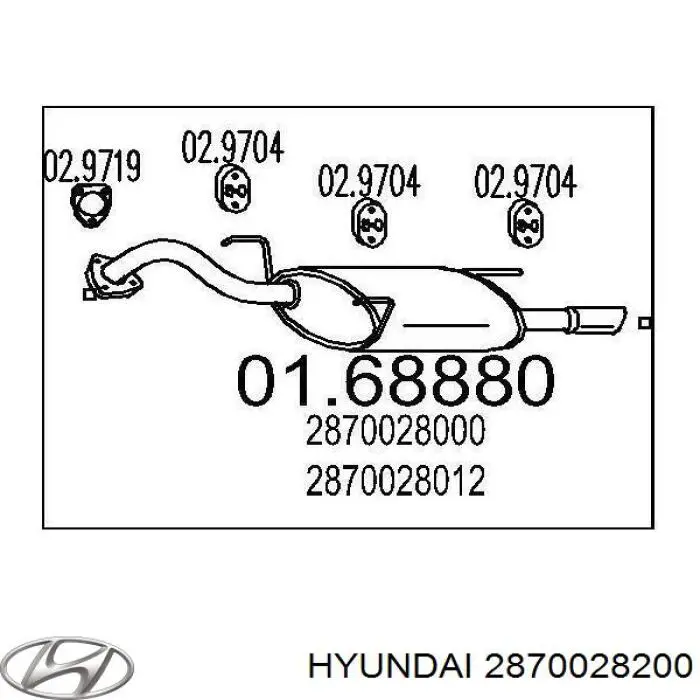 2870028011 Hyundai/Kia